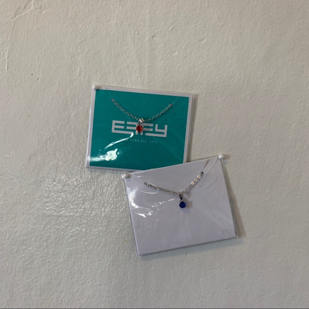 red effy necklace